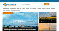 Desktop Screenshot of mypangandaran.com