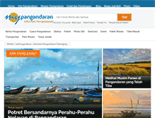 Tablet Screenshot of mypangandaran.com